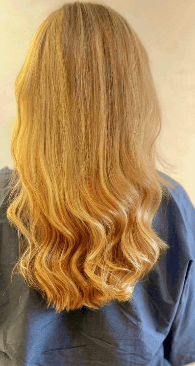 Rötlich gefärbte Haare Ergebnis